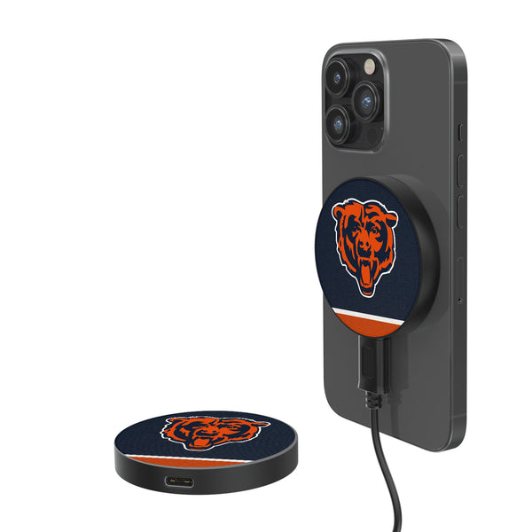 Chicago Bears Stripe 15-Watt Wireless Magnetic Charger