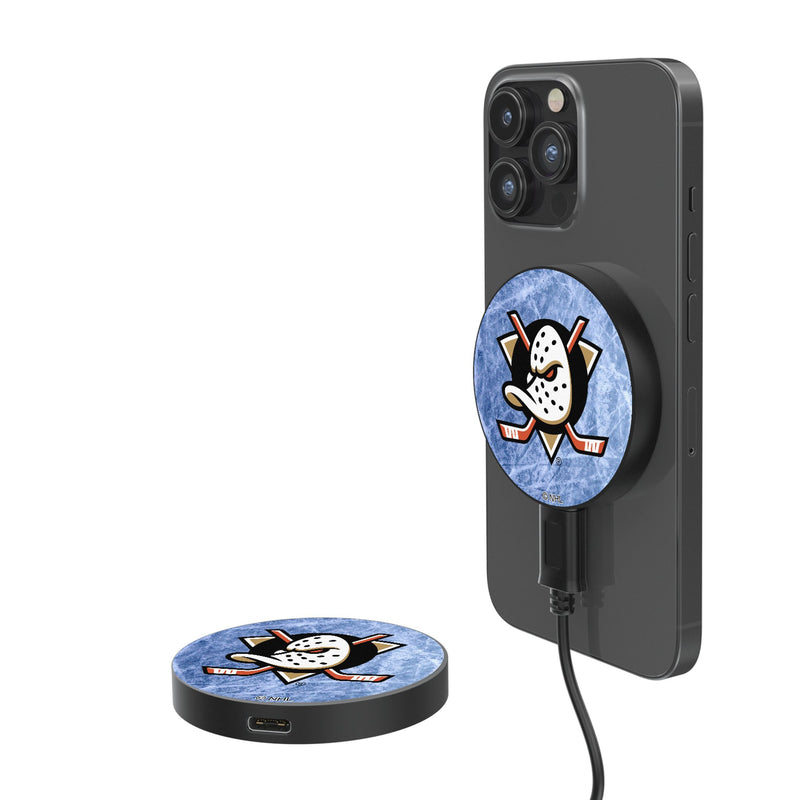 Anaheim Ducks Ice Flood 15-Watt Wireless Magnetic Charger