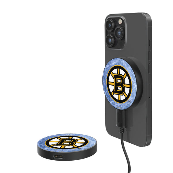 Boston Bruins Ice Flood 15-Watt Wireless Magnetic Charger