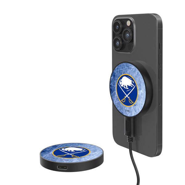 Buffalo Sabres Ice Flood 15-Watt Wireless Magnetic Charger