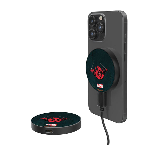 Marvel Deadpool Badge  15-Watt Wireless Magnetic Charger