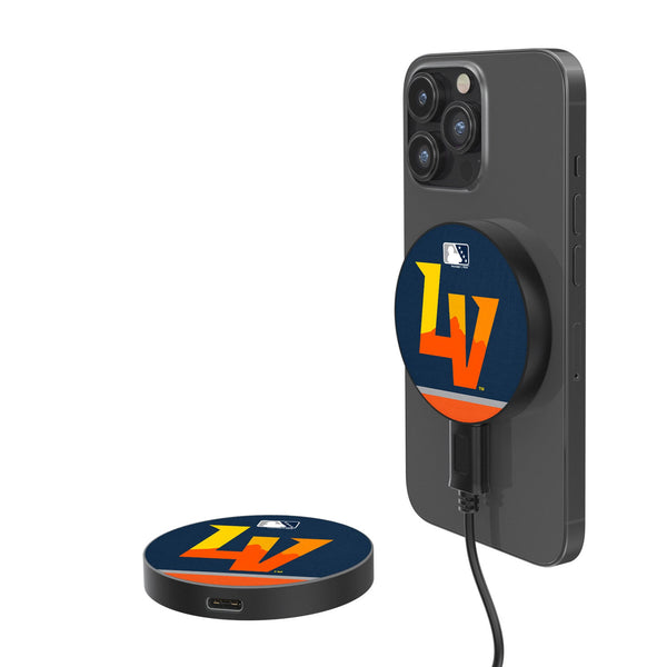 Las Vegas Aviators Stripe 15-Watt Wireless Magnetic Charger