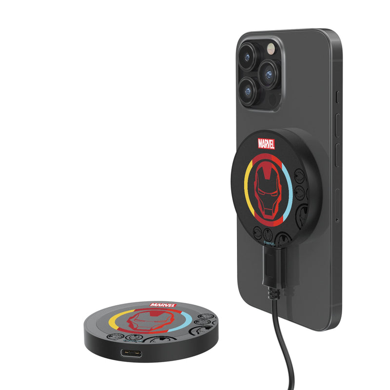 Marvel Avengers Iron Man Sigil 15-Watt Wireless Magnetic Charger