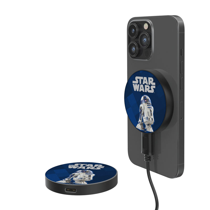 Star Wars R2-D2 Color Block 15-Watt Wireless Magnetic Charger