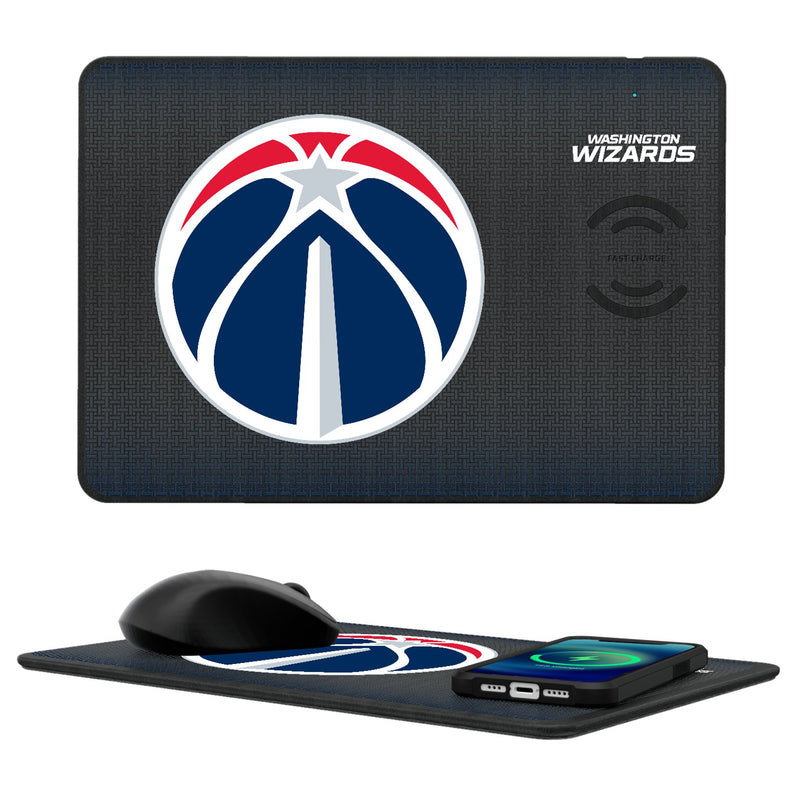 Washington Wizards Linen 15-Watt Wireless Charger and Mouse Pad