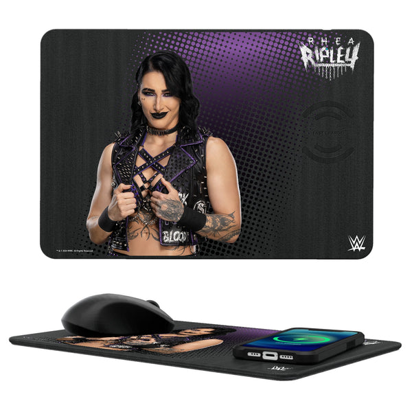 Rhea Ripley Superstar 15-Watt Wireless Charger and Mouse Pad