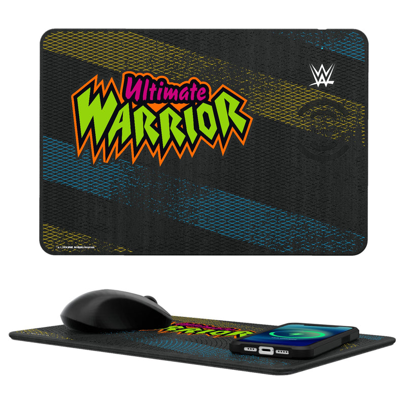 Ultimate Warrior Steel 15-Watt Wireless Charger and Mouse Pad