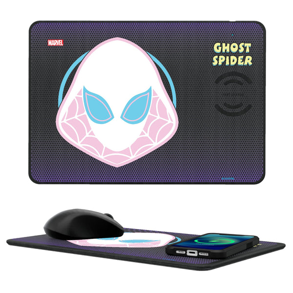 Marvel Spider-Gwen Grid 15-Watt Wireless Charger and Mouse Pad