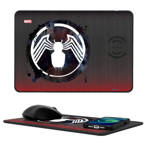 Marvel Venom Grid 15-Watt Wireless Charger and Mouse Pad