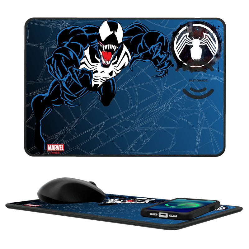 Marvel Venom MechLine 15-Watt Wireless Charger and Mouse Pad