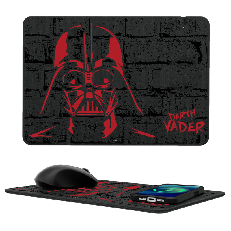 Star Wars Darth Vader Iconic 15-Watt Wireless Charger and Mouse Pad