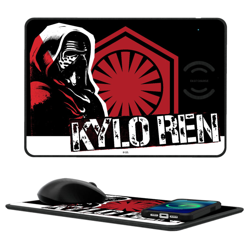 Star Wars Kylo Ren Ransom 15-Watt Wireless Charger and Mouse Pad