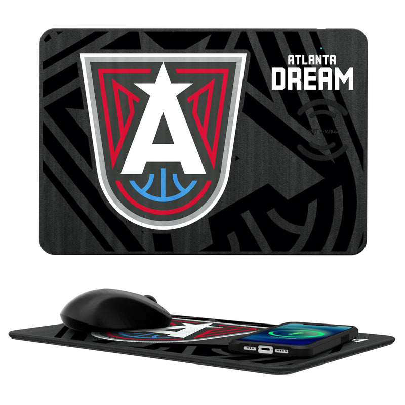 Atlanta Dream Monocolor Tilt 15-Watt Wireless Charger and Mouse Pad