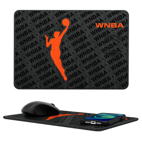 WNBA  Monocolor Tilt 15-Watt Wireless Charger and Mouse Pad