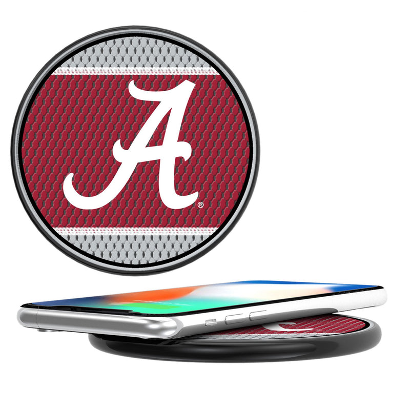 University of Alabama Crimson Tide Script A Mesh 15-Watt Wireless Charger