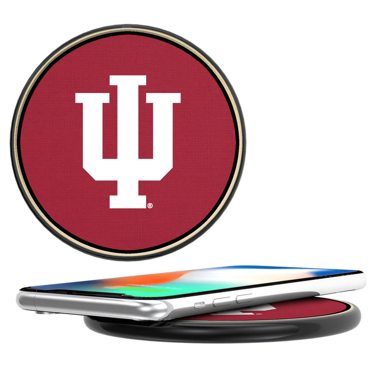 Indiana University Hoosiers Solid 15-Watt Wireless Charger