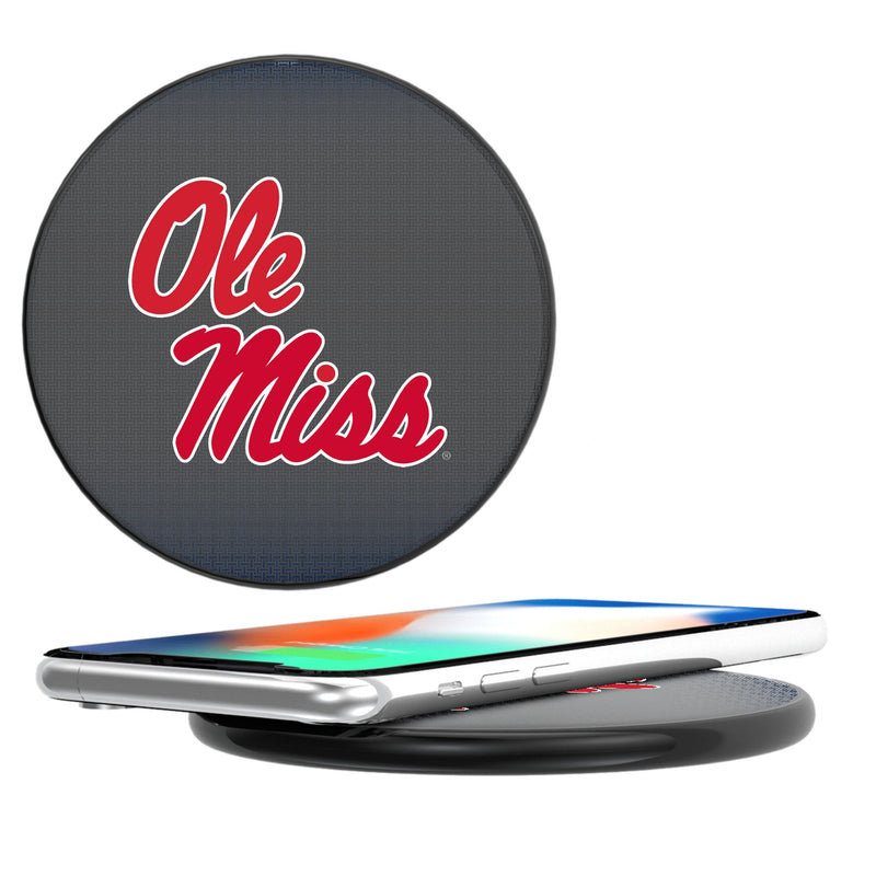 University of Mississippi Rebels Linen 15-Watt Wireless Charger