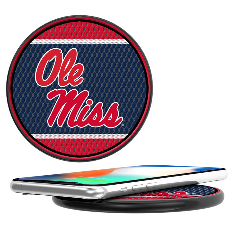 University of Mississippi Rebels Mesh 15-Watt Wireless Charger