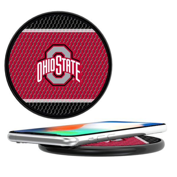 Ohio State University Buckeyes Mesh 15-Watt Wireless Charger