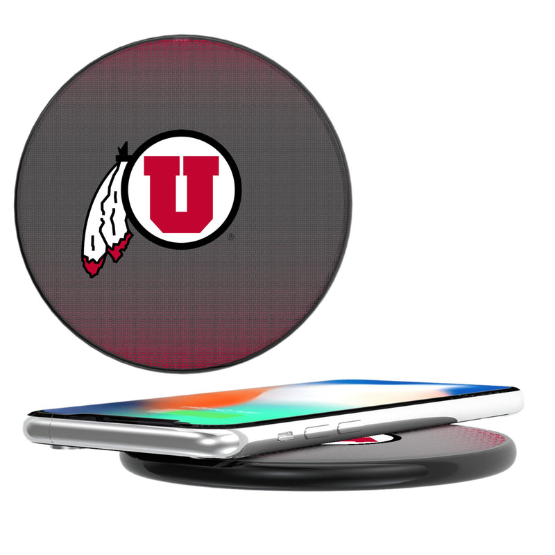 University of Utah Utes Linen 15-Watt Wireless Charger