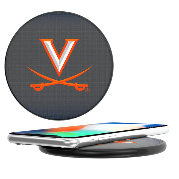 University of Virginia Cavaliers Linen 15-Watt Wireless Charger