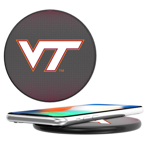 Virginia Tech Hokies Linen 15-Watt Wireless Charger