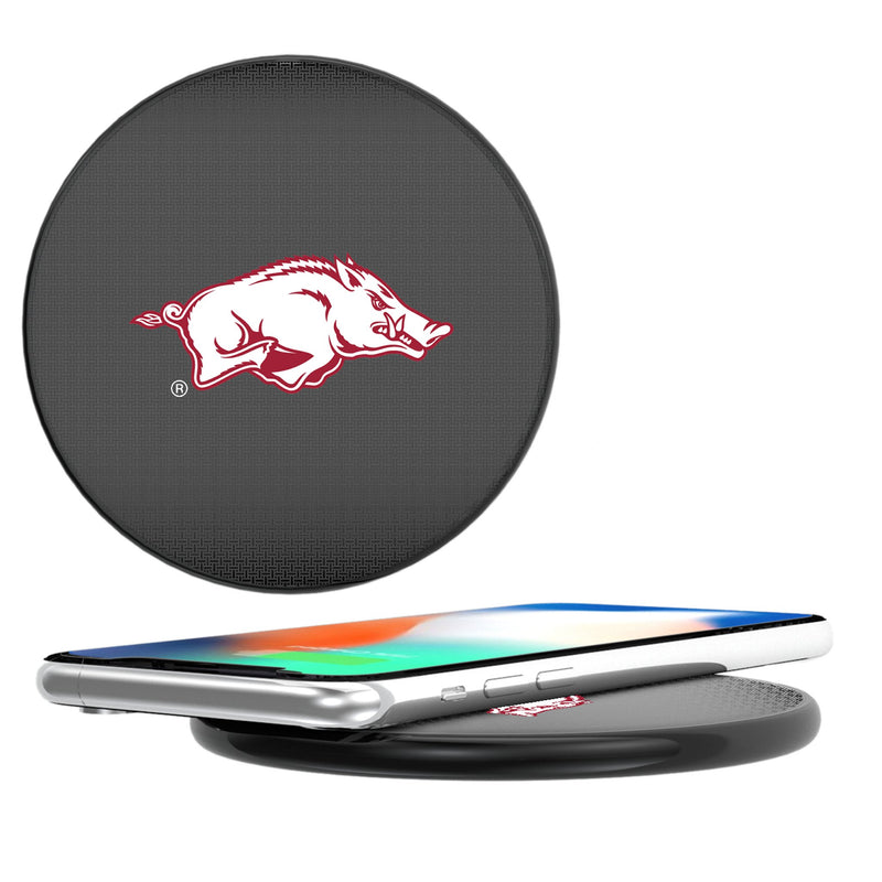 University of Arkansas Fayetteville Razorbacks Linen 15-Watt Wireless Charger