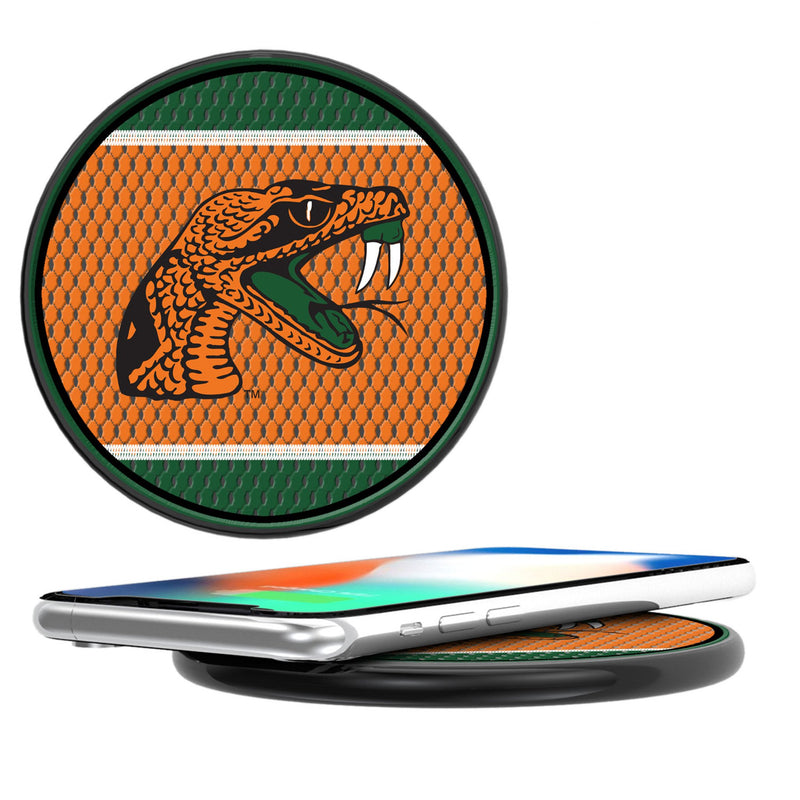 Florida A&M University Rattlers Mesh 15-Watt Wireless Charger