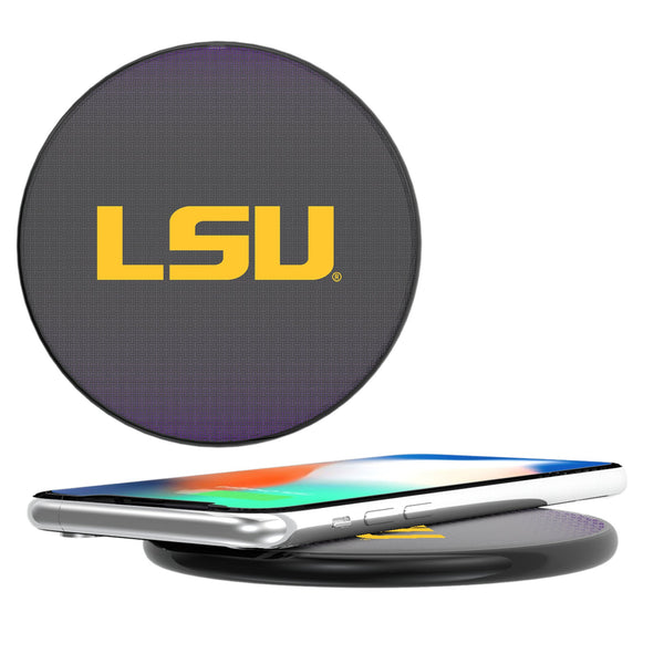 Louisiana State University Tigers Linen 15-Watt Wireless Charger