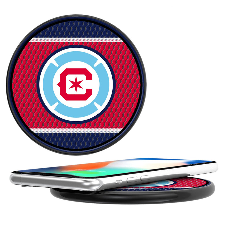 Chicago Fire  Mesh 15-Watt Wireless Charger