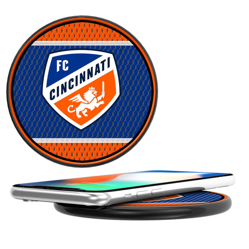 FC Cincinnati  Mesh 15-Watt Wireless Charger