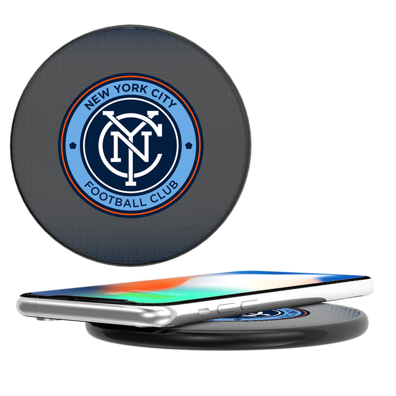 New York City FC  Linen 15-Watt Wireless Charger