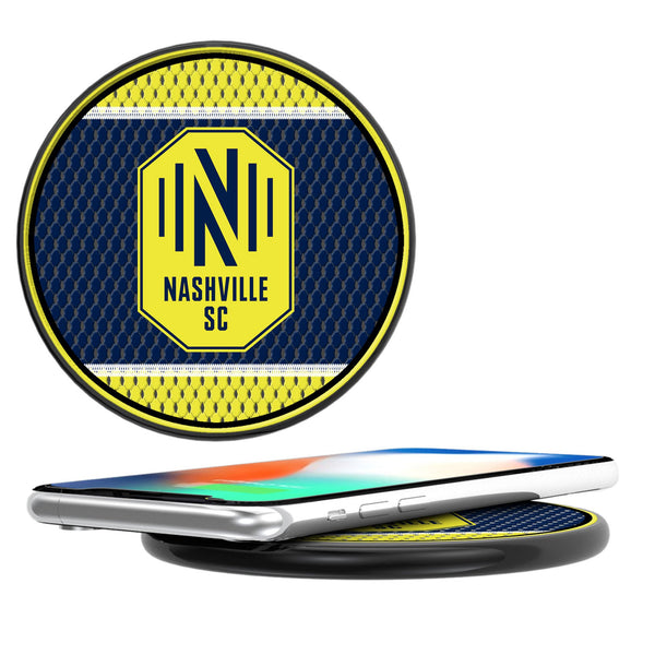 Nashville SC  Mesh 15-Watt Wireless Charger