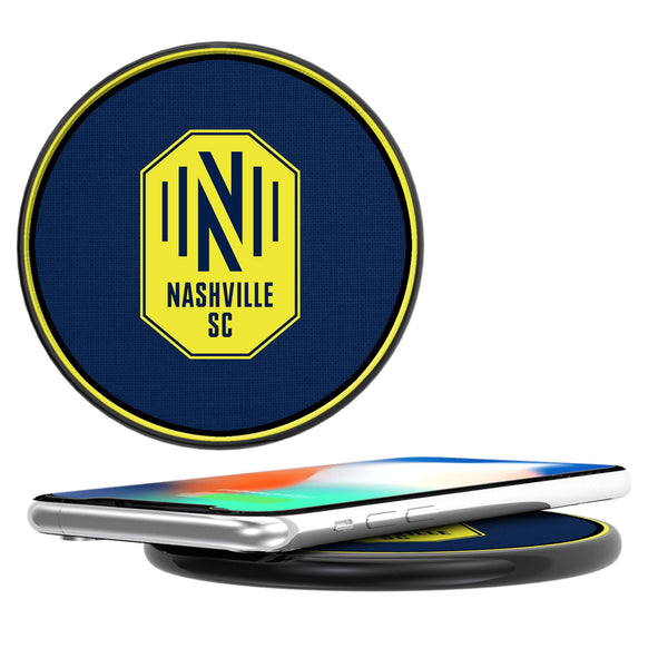 Nashville SC  Solid 15-Watt Wireless Charger