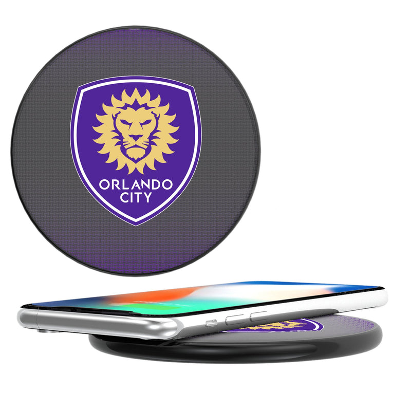 Orlando City Soccer Club  Linen 15-Watt Wireless Charger