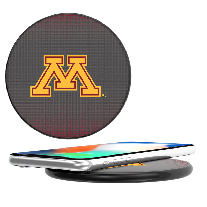 University of Minnesota Golden Gophers Linen 15-Watt Wireless Charger