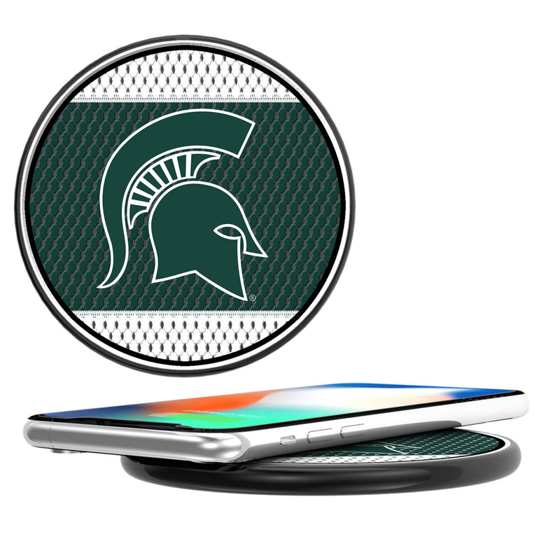 Michigan State University Spartans Mesh 15-Watt Wireless Charger