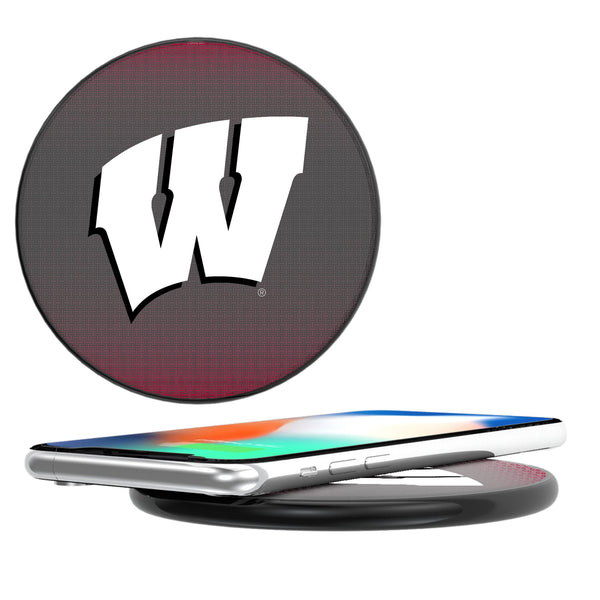 University of Wisconsin Badgers Linen 15-Watt Wireless Charger