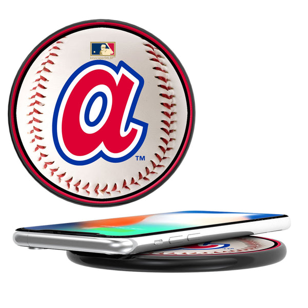 Atlanta Braves 1972-1980 - Cooperstown Collection Baseball 15-Watt Wireless Charger