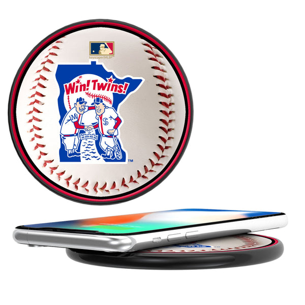 Minnesota Twins 1976-1986 - Cooperstown Collection Baseball 15-Watt Wireless Charger