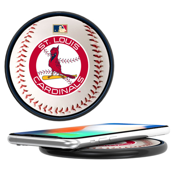 St Louis Cardinals 1966-1997 - Cooperstown Collection Baseball 15-Watt Wireless Charger