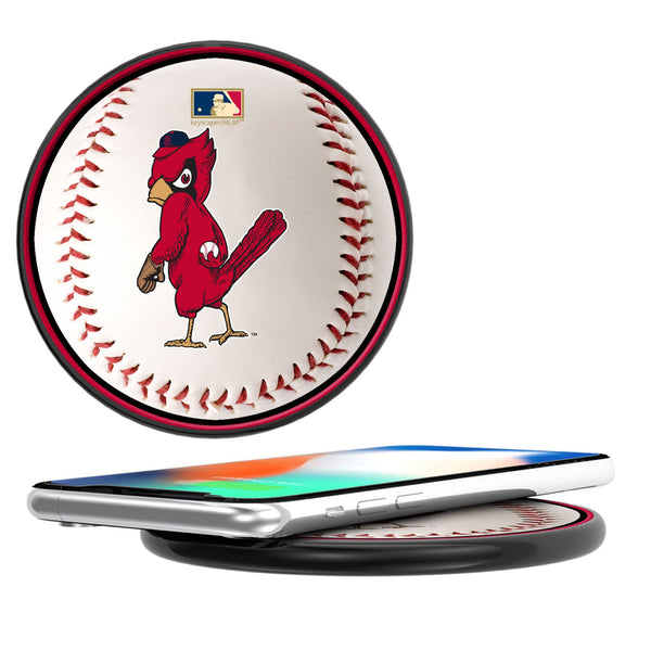 St Louis Cardinals 1950s - Cooperstown Collection Baseball 15-Watt Wireless Charger