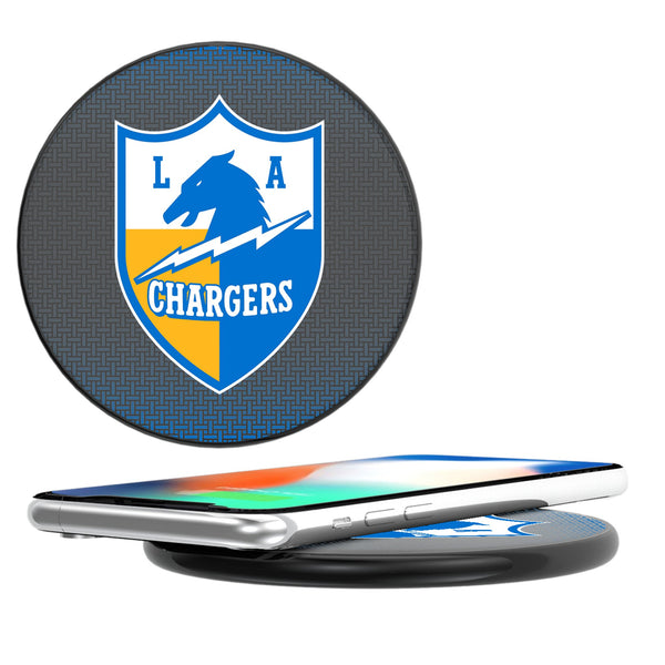 Los Angeles Chargers Historic Collection Linen 15-Watt Wireless Charger