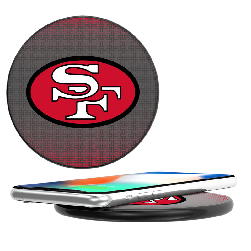 San Francisco 49ers Historic Collection Linen 15-Watt Wireless Charger