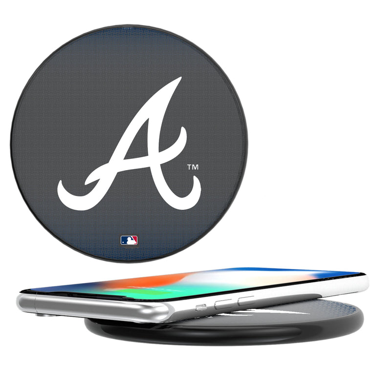 Atlanta Braves Linen 15-Watt Wireless Charger