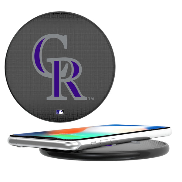 Colorado Rockies Linen 15-Watt Wireless Charger