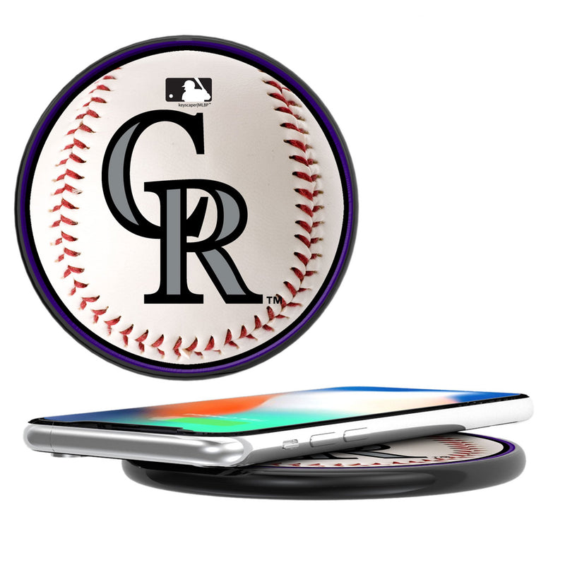 Colorado Rockies Baseball 15-Watt Wireless Charger