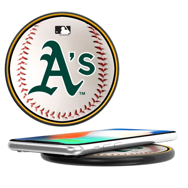 Oakland Athletics Baseball 15-Watt Wireless Charger