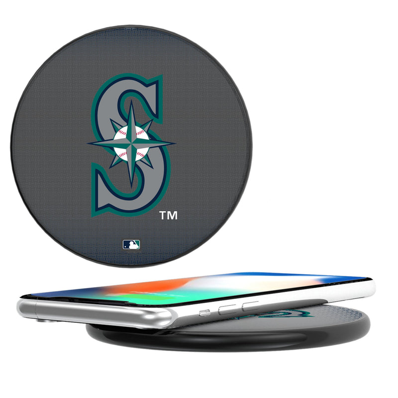 Seattle Mariners Linen 15-Watt Wireless Charger