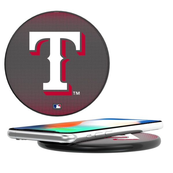 Texas Rangers Linen 15-Watt Wireless Charger